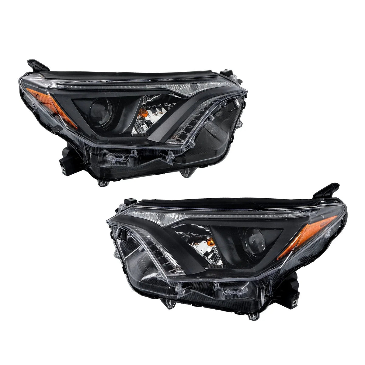 Headlight Assembly Set for Toyota RAV4 (2016–2018) Halogen Left+Right