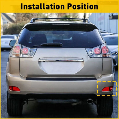 Rear Bumper Reflector Light Fog Lamp for Lexus RX300 RX330 RX350 (2003–2009)