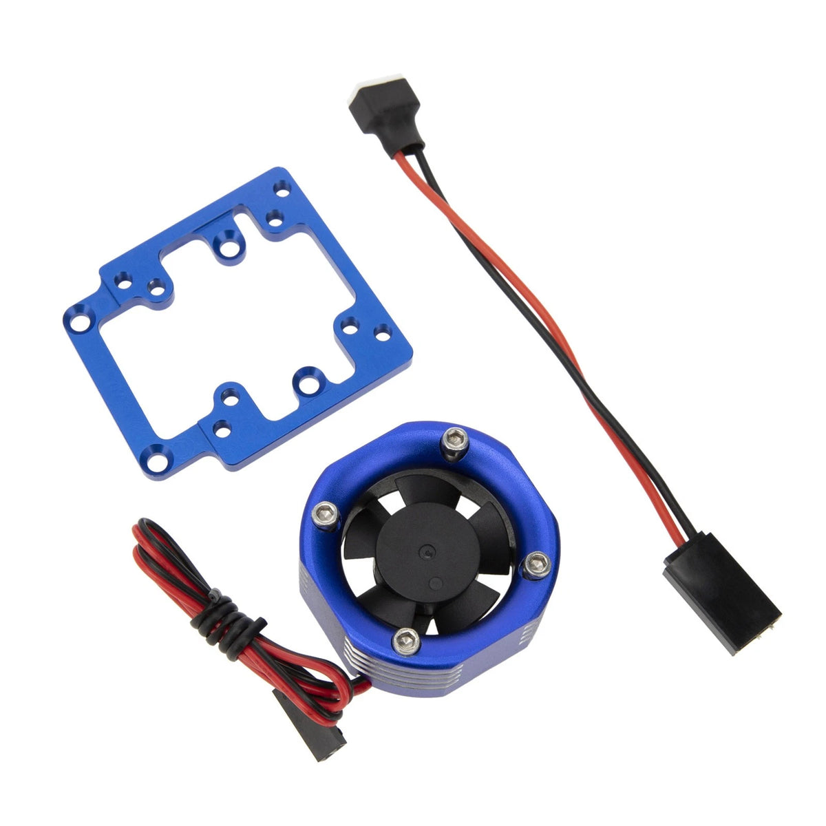Cooling Fan Radiator for Traxxas 1/8 4WD Sledge Monster Truck