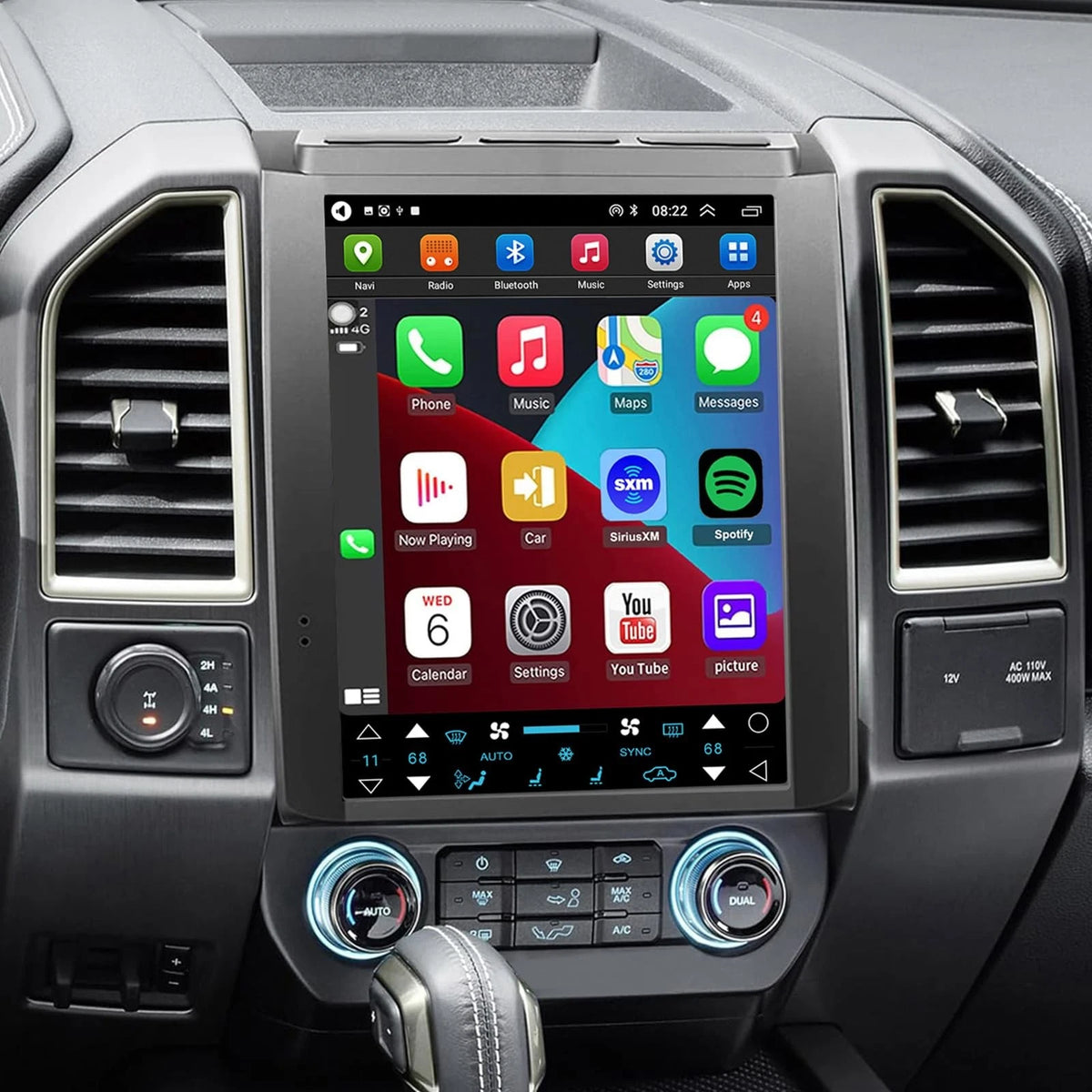 Android 13 Radio Stereo Upgrade for Ford F150 (2015–2020)
