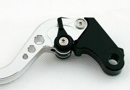 Long Brake Clutch Levers for Ducati Hypermotard 1100/SP (2007–2012) Silver T9