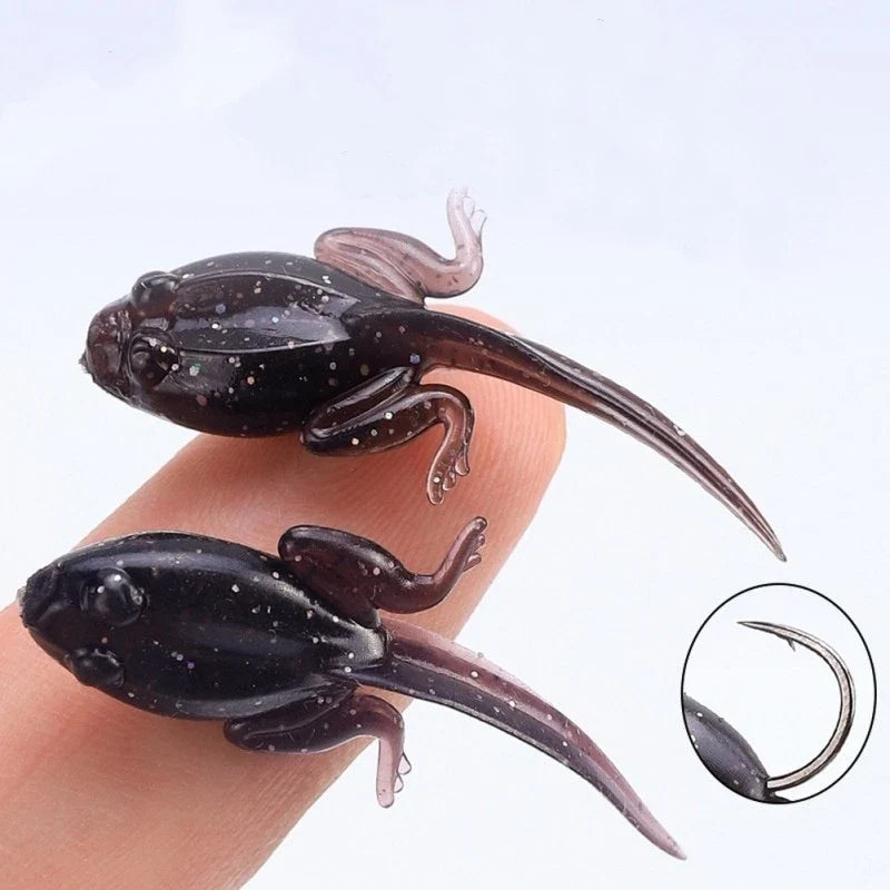 Soft Lure Tadpole Bait for Bass Fishing (Topwater)
