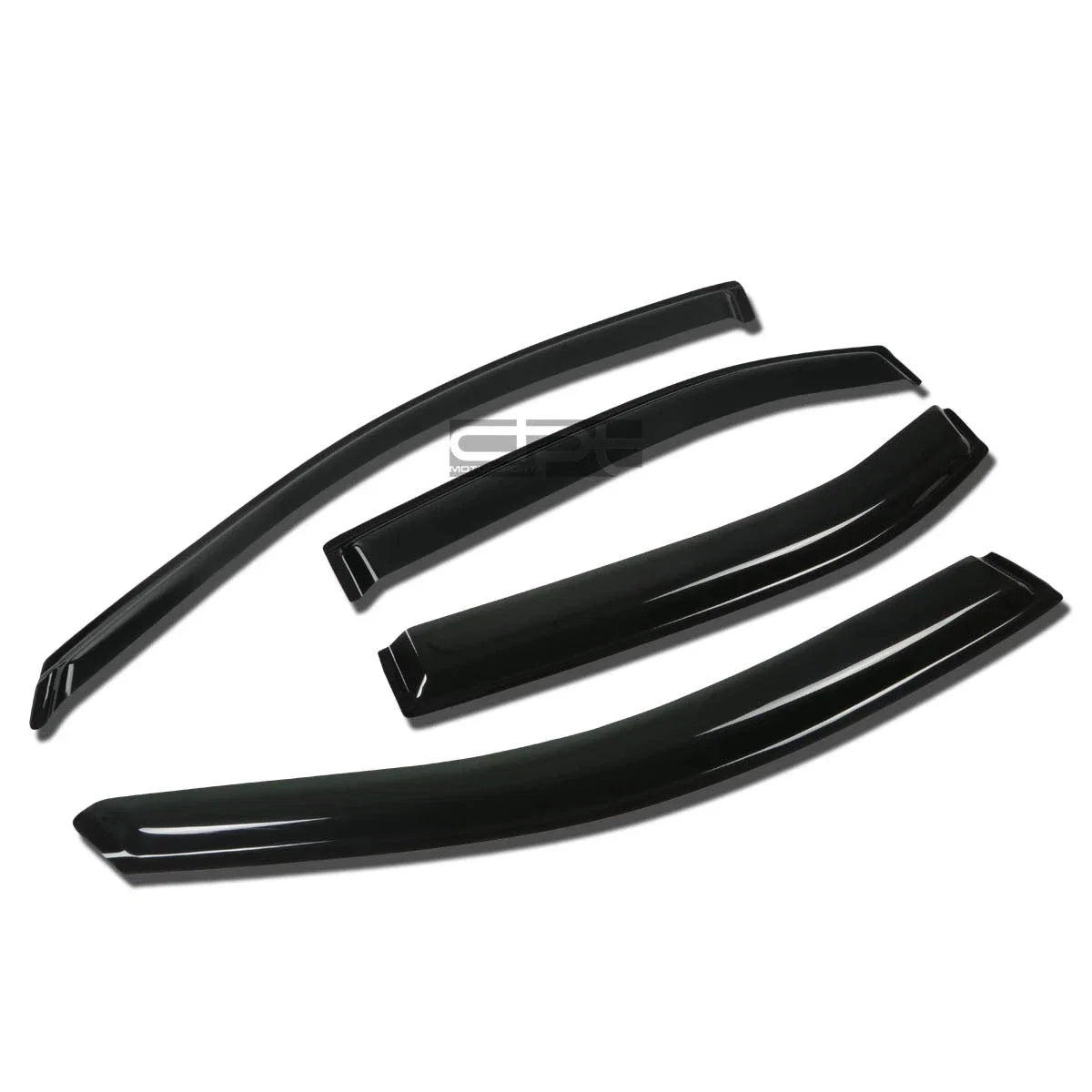 2X Smoke Tint Window Visor for Ford Fusion/Milan (2006–2012)