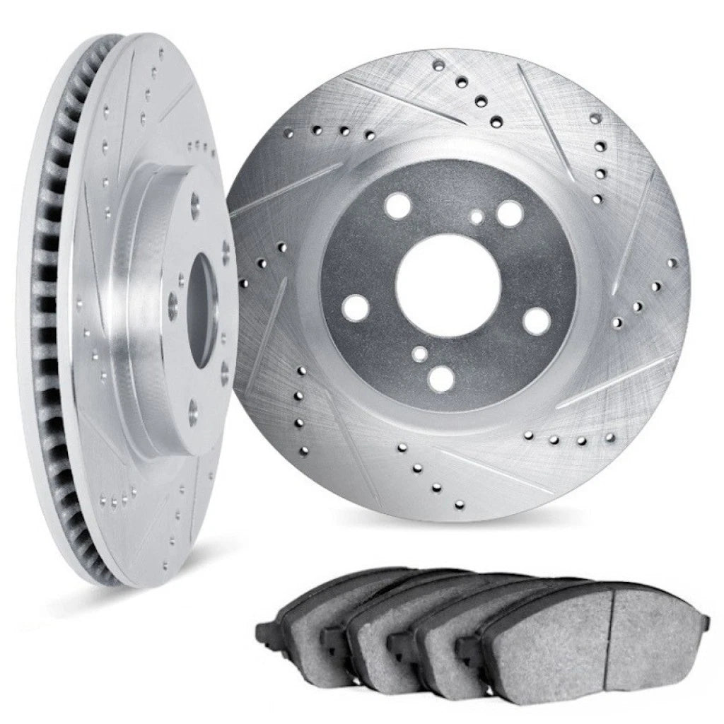 Rotor Set for Volvo XC60 (2018–2025) ALX-PAU-DF-7512-27058-CLA2, Drilled & Slotted