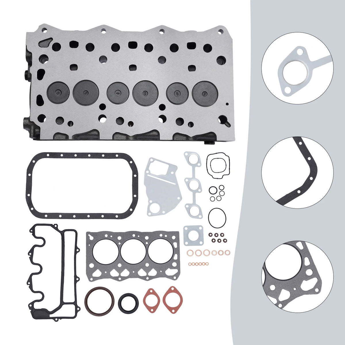 Complete Diesel Cylinder Head Gasket Set for Isuzu 3LD1 (8971634013, 8-97163401-3)