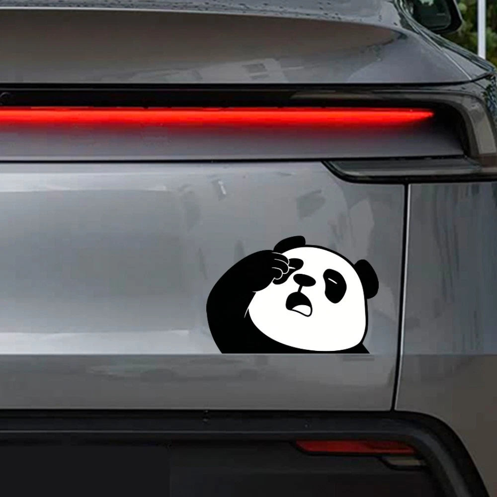 Panda Series Vinyl Stickers for Car Windows - Waterproof, Sunproof