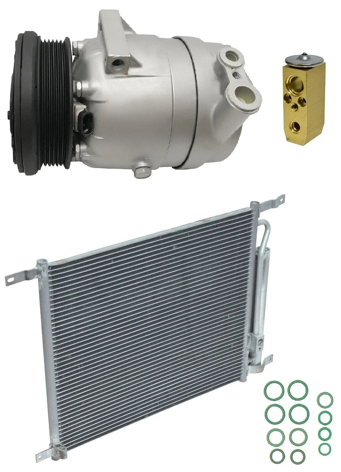AC Compressor Kit with Condenser for Pontiac G3 1.6L (2007)