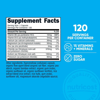 Electrolyte Complex for Advanced Hydration (120 Count)