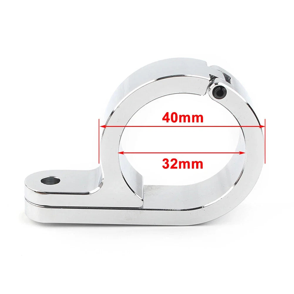 1-1/4" Universal Motor Handlebar Mount Clamp Clock for Motorcycles