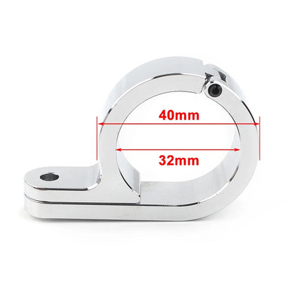 1-1/4" Universal Motor Handlebar Mount Clamp Clock for Motorcycles