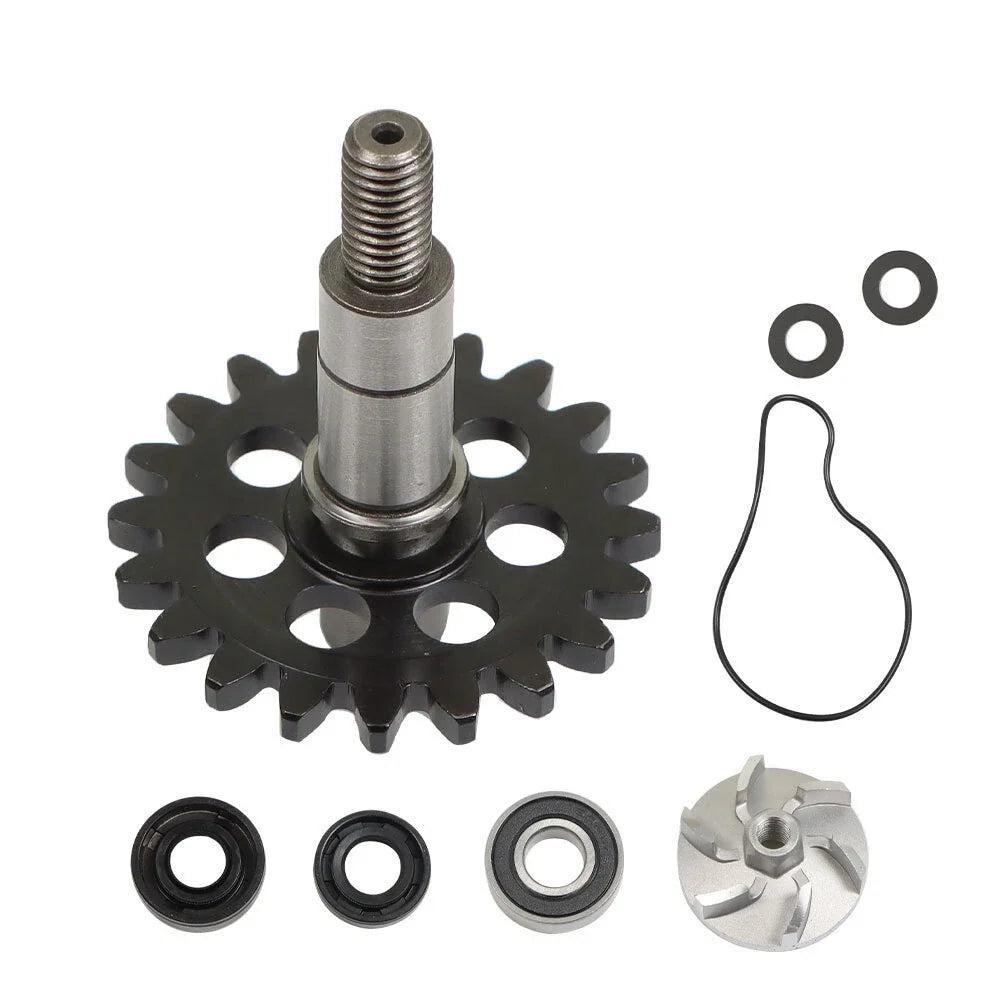 Water Pump Impeller Shaft Gear Kit for Yamaha YZ250F (2001–2023)