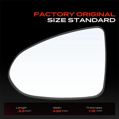 Driver Power Mirror Glass for Hyundai Sonata (2020–2024) 87611-L0010, HY1324147