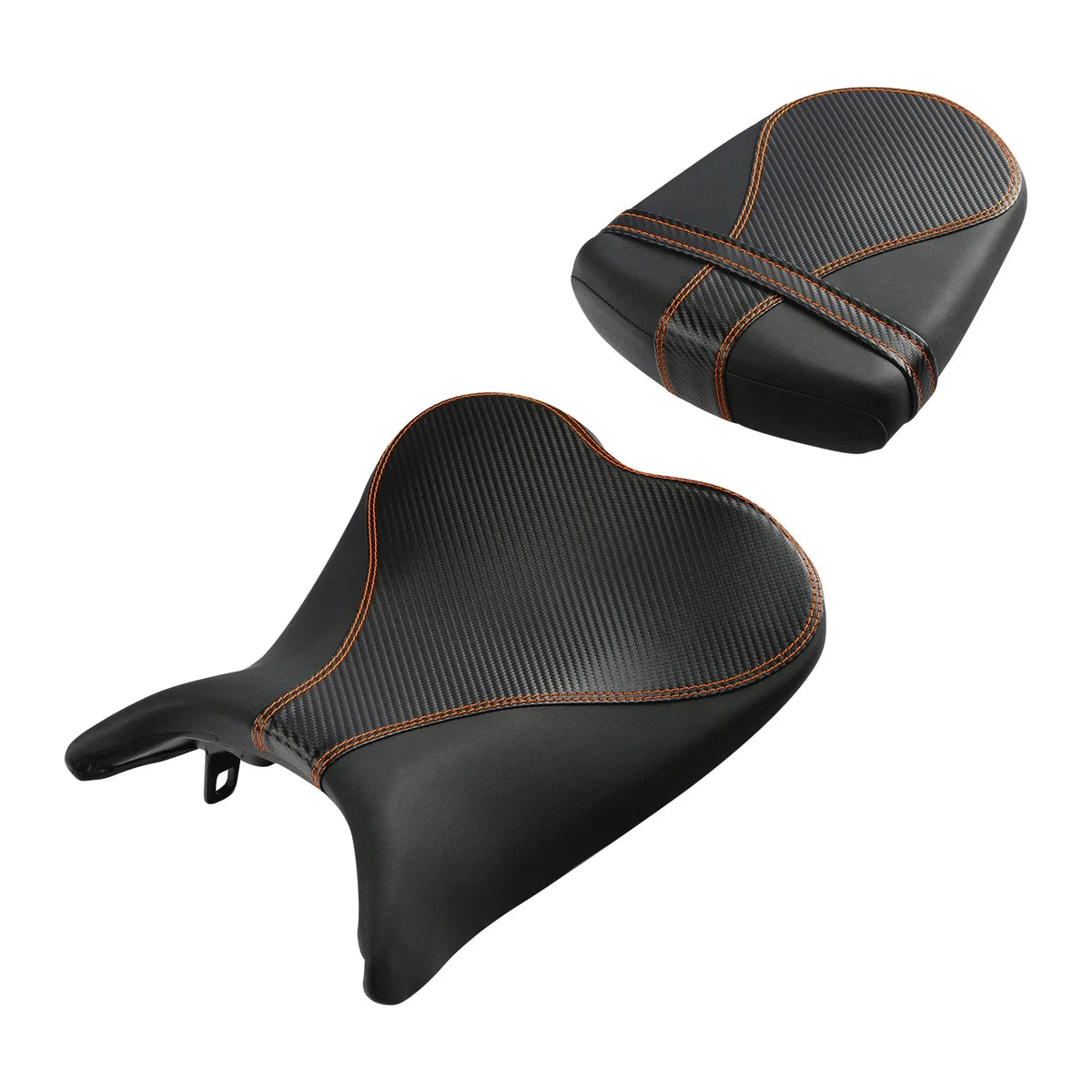 Black Driver Passenger Seat for Suzuki GSXR600 GSXR750 (2006–2007)