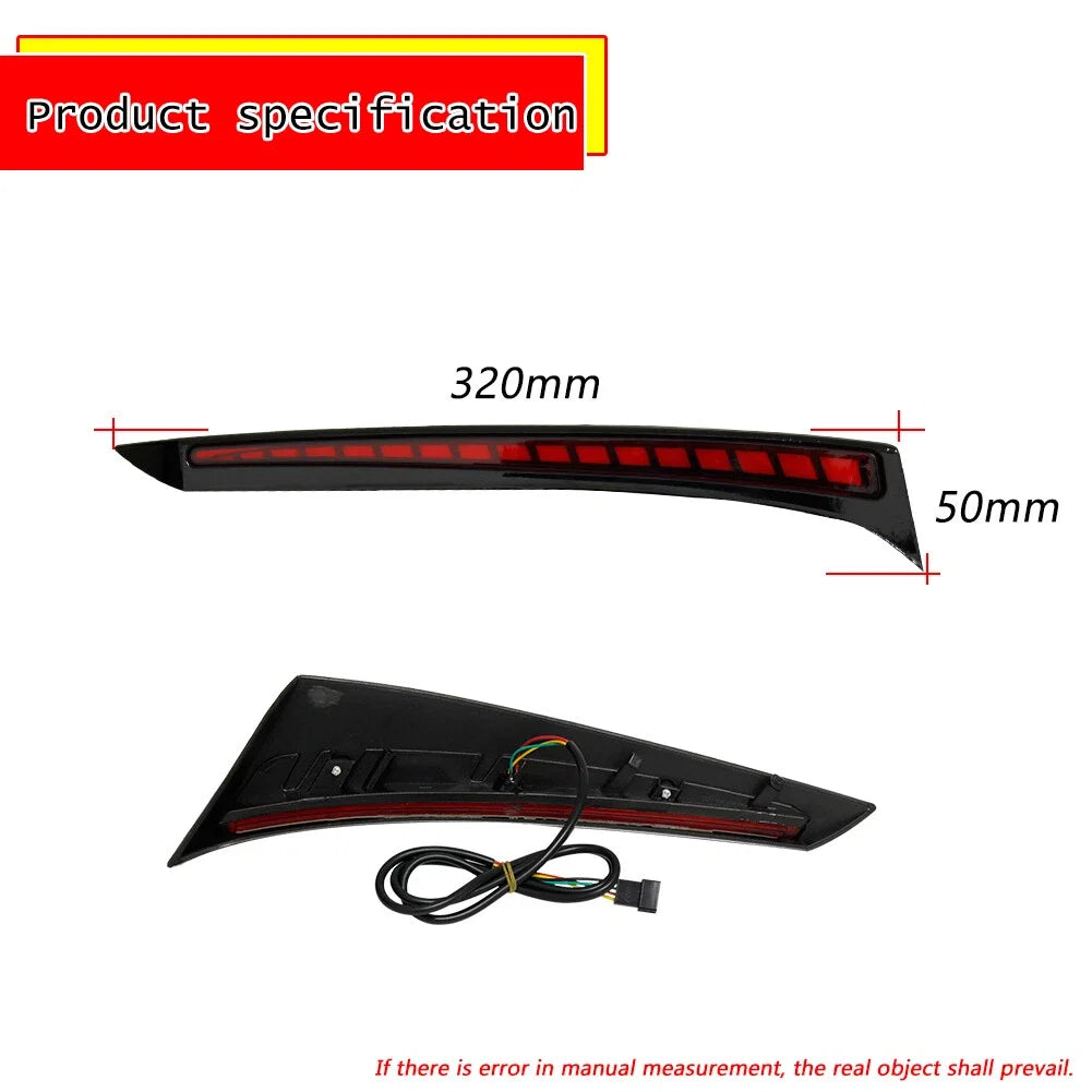 LED Rear Bumper Marker Tail Lights for Toyota Sienna (2021–2025)