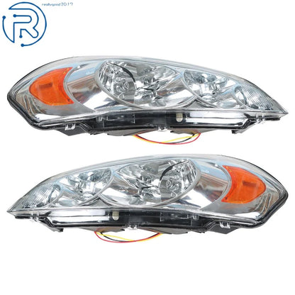 Halogen Headlights for Chevy Impala (2006–2016) Left & Right