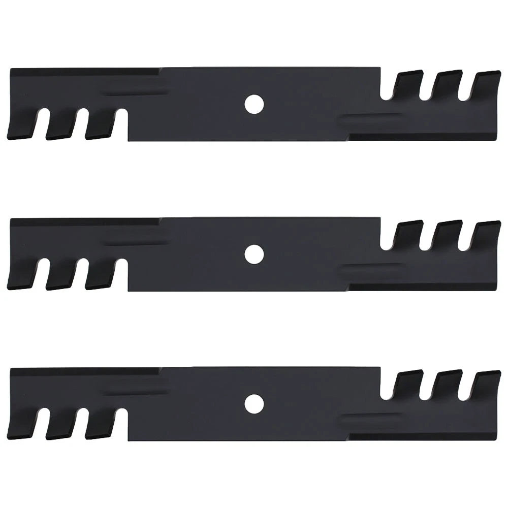 3X Toothed Mulching Blade for Hustler (Fits 795757)