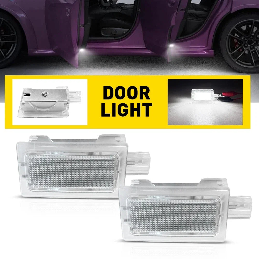 LED Door Courtesy Lights for Dodge Charger Challenger Chrysler (2011–2023)