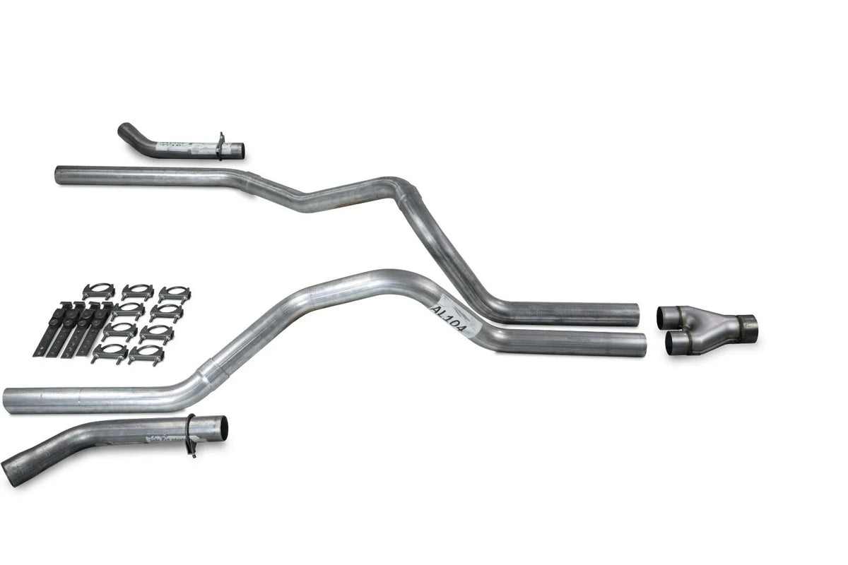 2.5" Dual Exhaust Kit Y Pipe for Chevy GMC 1500 (2007–2014)