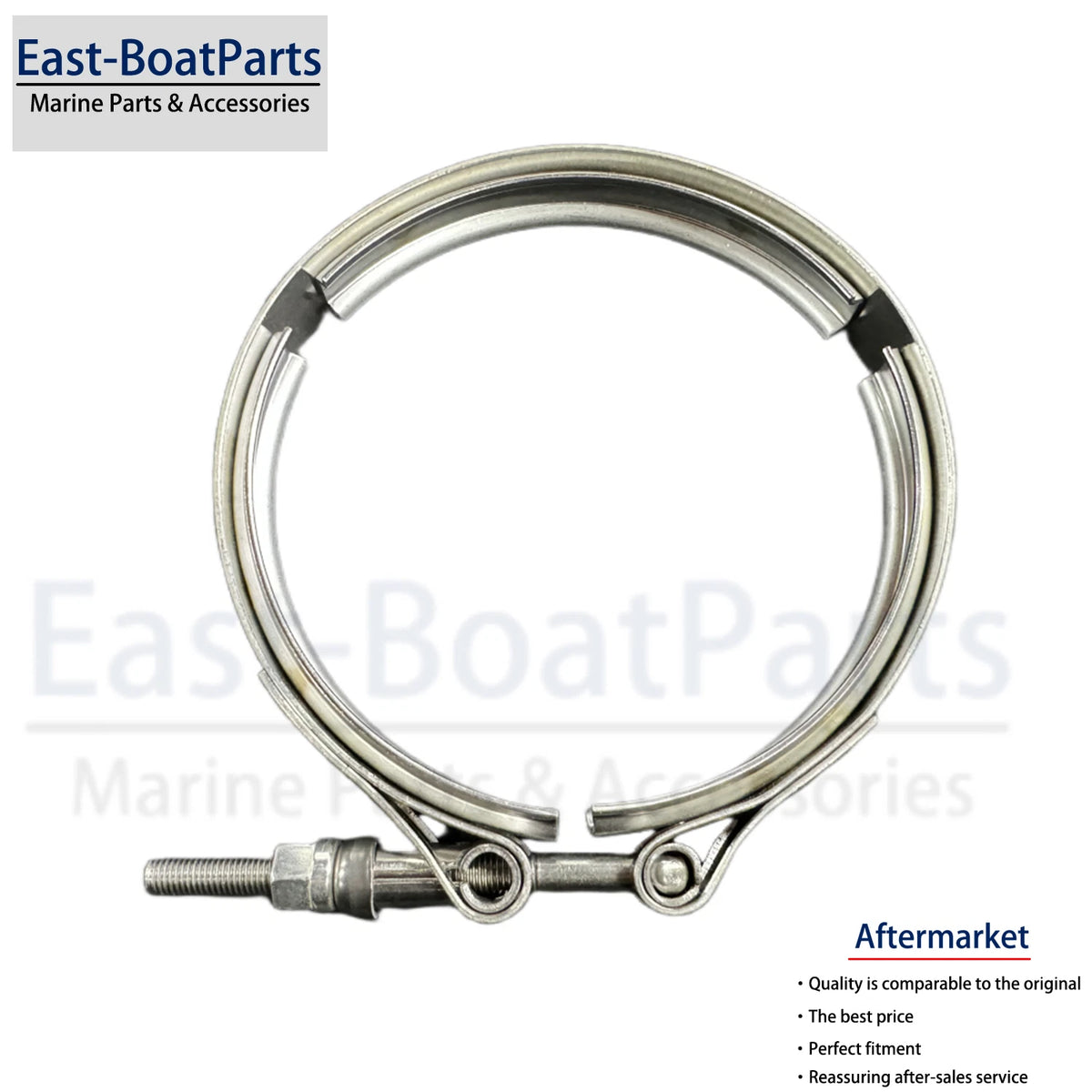 V-Clamp for Volvo Penta D6-280 D6-300 D6-310 D6-330 D6-350 D6-370 D6-435 (865013, 3838942, 3807212, 21325767)