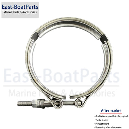 V-Clamp for Volvo Penta D6-280 D6-300 D6-310 D6-330 D6-350 D6-370 D6-435 (865013, 3838942, 3807212, 21325767)
