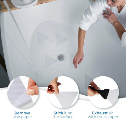 24 PCS Anti Slip Shower Stickers for Safety (No Specific Years)
