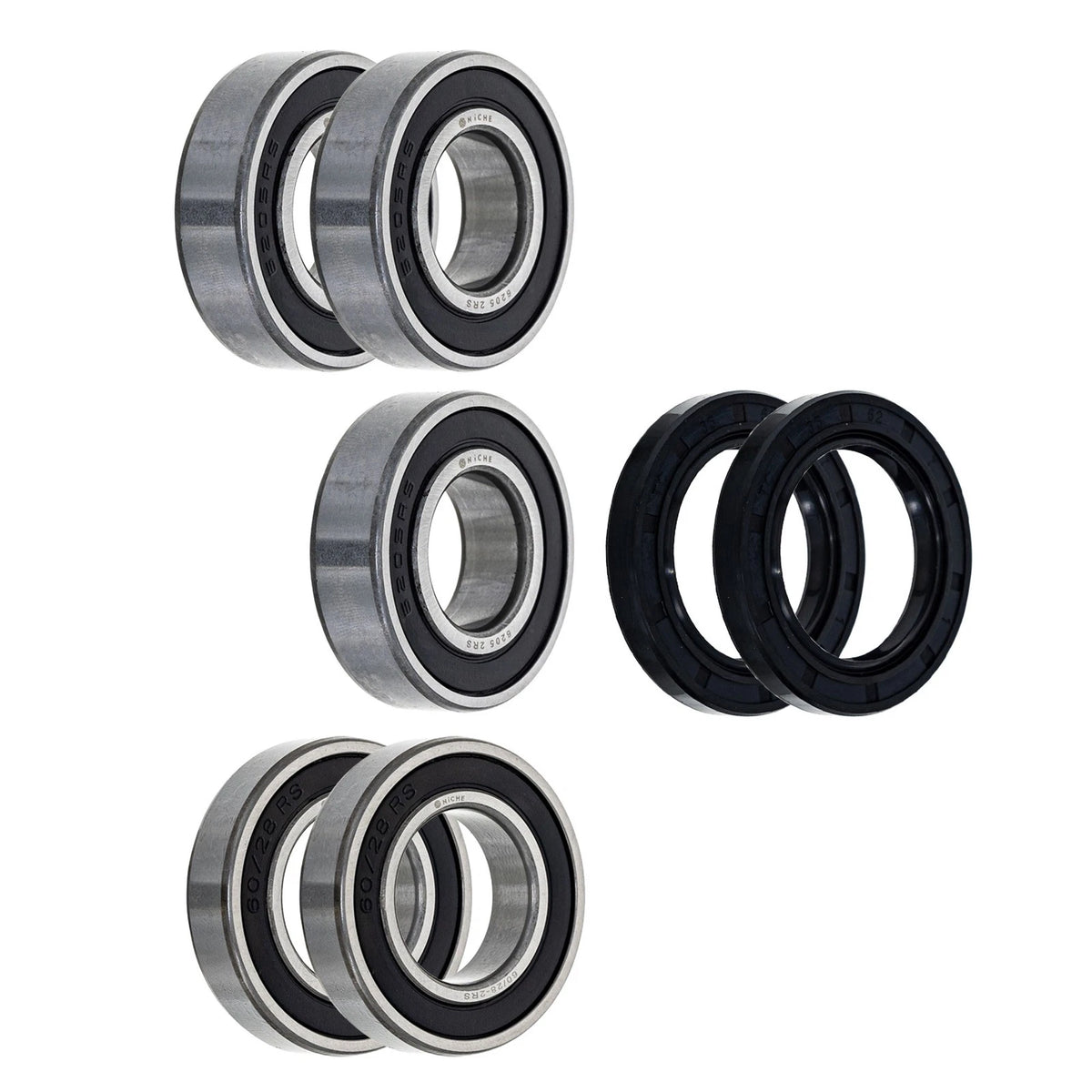 Wheel Bearing Seal Kit for Honda CBR600RR 1000RR (MK1008911, 6205-2RS, 6005-2RS)