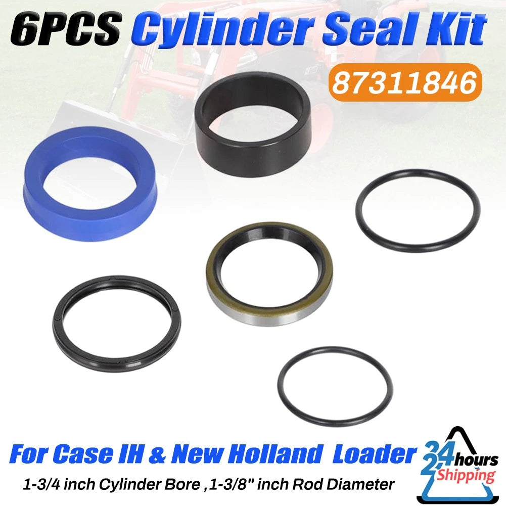 Seal Kit for Case IH & New Holland Loaders 1-3/4" 1-3/8" (Fits )