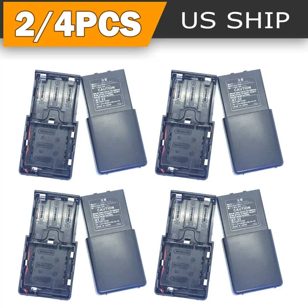 2X Battery Boxes for Kenwood TK308/208/TH 22A/42A/79A Walkie Talkie