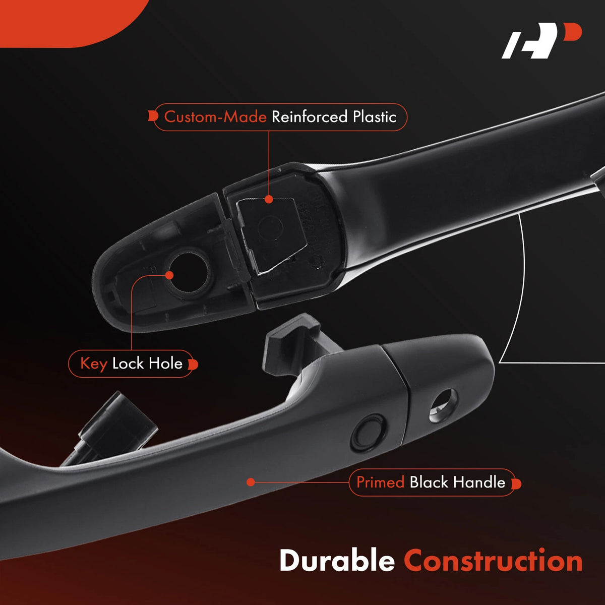 Front Left Door Handle for Honda CR-V (2012–2016) - 72181-T1G-E11ZF, 72144-TR0-A11ZD