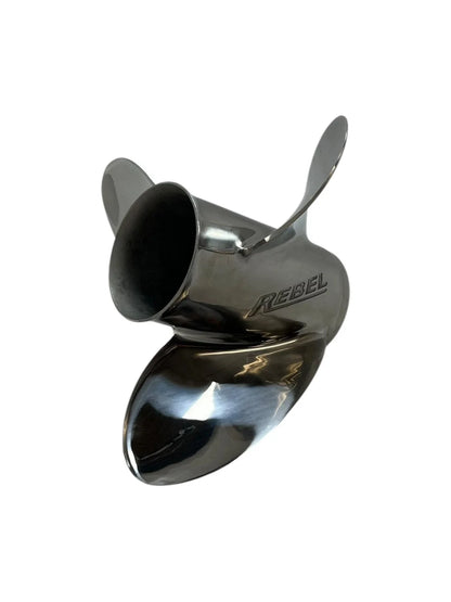 3 x 14 7/8 x 22 LH Rebel SS Propeller for Evinrude Johnson (No Hub) 763997