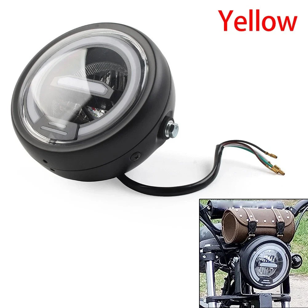 5.75" LED Yellow Headlight Hi/Lo DRL for Coleman CT200U-EX BT200X (12V)