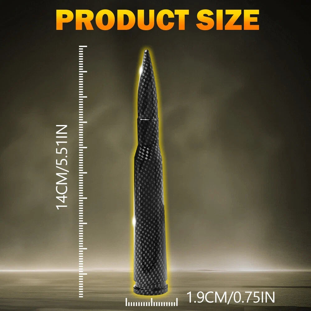 Carbon Fiber Bullet Antenna for Dodge RAM 1500 2500 3500 4500 (2010–2023)