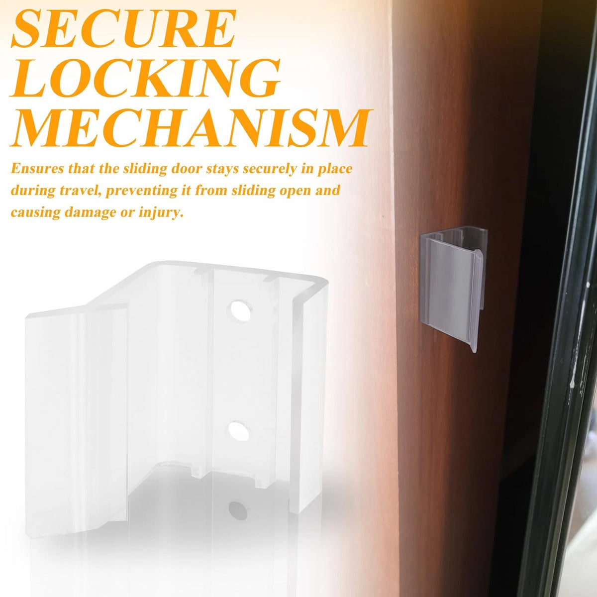 4X RV Sliding Mirror Door Latch for Universal Closet Door