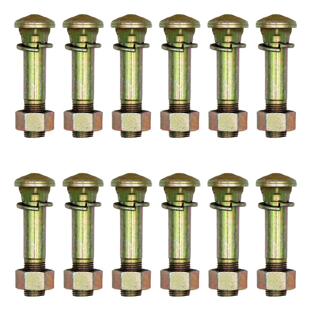 12X Wheel Stud with Washer & Nut for David Brown