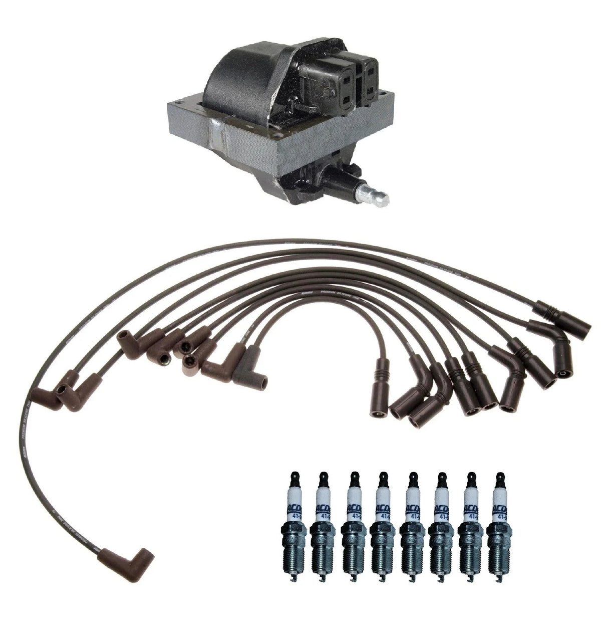 Ignition Wires & Spark Plugs Kit for Chevy Caprice V8 4.3L (1994–1995)
