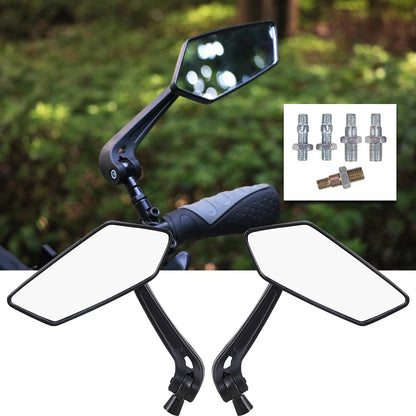 Set of 2 Black 7/8" Handle Bar End Rearview Side Mirrors for KTM 390 (2017)
