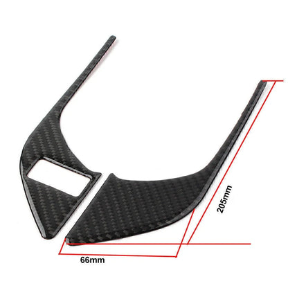 2 Pcs Carbon Fiber Inner Front Door Handle Trim for Subaru Forester (2013–2018)