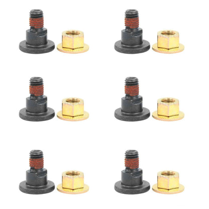 Set of 6 Disc Mower Blade Bolts & Nuts for Kuhn