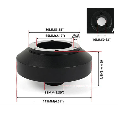 Red Steering Wheel + 141H Hub Adapter + Quick Release for Nissan 350Z 370Z G35 G37 (2003–2020)