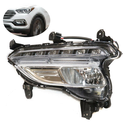 LH Fog Light Clear Lens for Hyundai Santa Fe Sport (2017–2018) 922014Z510, HY2592164