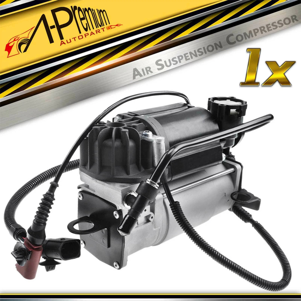 A-Premium Air Suspension Compressor w/Bracket for Audi A8 Quattro (2003–2010) 4E0616007D, 949-903