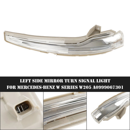 Left Side Mirror Turn Signal Light for Mercedes-Benz W205 (2015–2021)