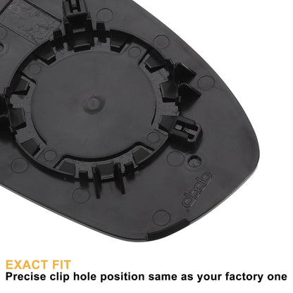 Left Side Mirror Glass w/ Backing Plate for Nissan Altima (2019–2021)