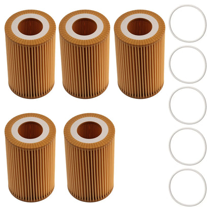 5X Engine Oil Filter for Audi A6 A7 A8 Q7 (2015–2018) HU7035Y L29169