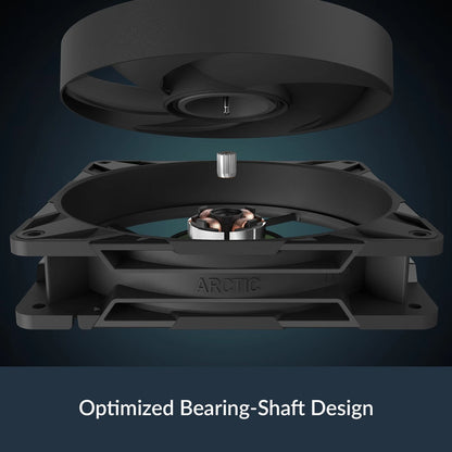 3X Arctic P14 Pro Reverse 140mm Fans for Enhanced Airflow
