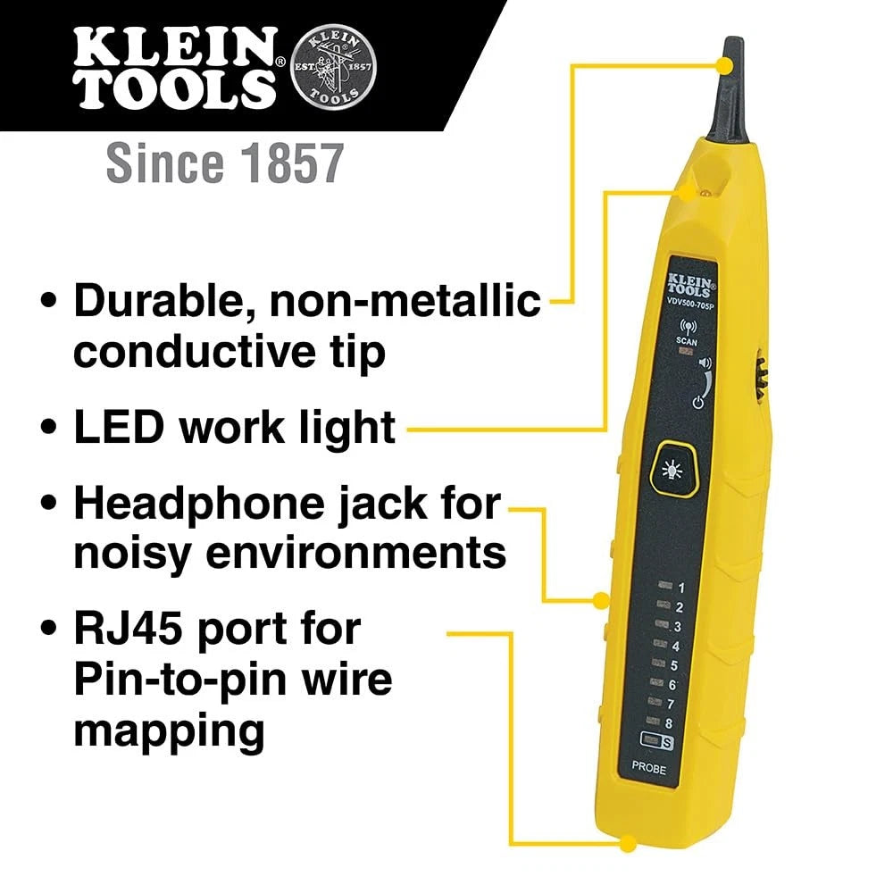 Wire Tracer Tone Generator and Probe for Klein Tools (One Size)