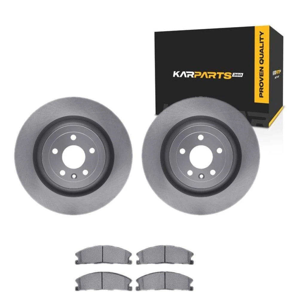Brake Rotor Set for Lincoln MKS (2013–2016) ALX-PAU-DF-6512-99798-CLA2