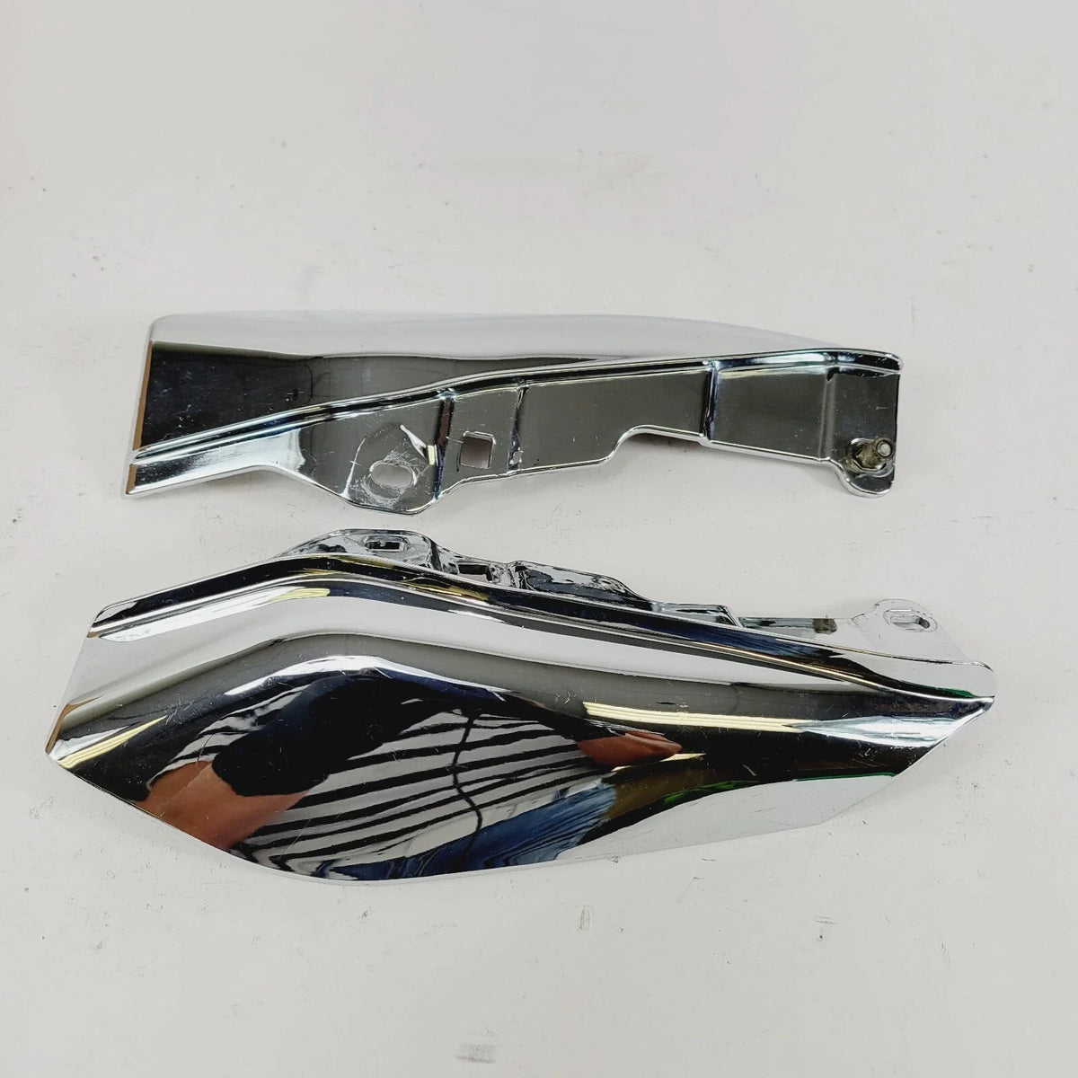 Chrome Mid Frame Heat Air Shields for Harley-Davidson Touring (2009–2016)