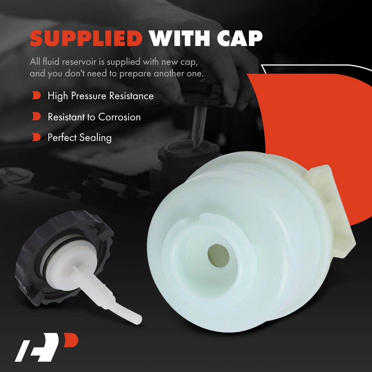 Power Steering Pump Reservoir w/ Cap for Lexus SC430 (2002–2010) 4430528020, 4436022170