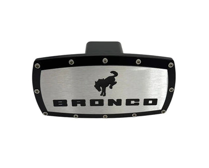 Tow Hitch Cover with Allen Bolts for Black Ford Bronco (2021–2024)